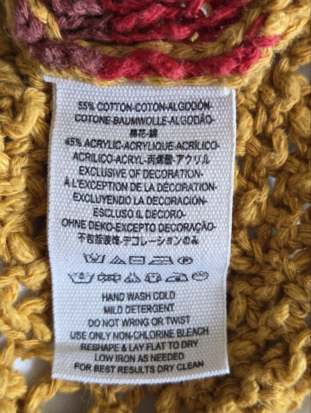 Free People Mustard Crochet Striped Tank Top - Multi - Picture 11 of 11